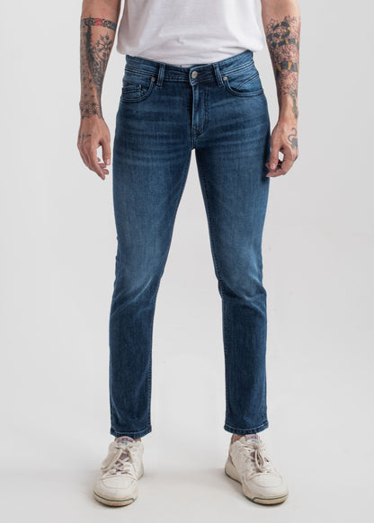 Stretchable Slim Fit Jeans  (Dark Blue) v3.0