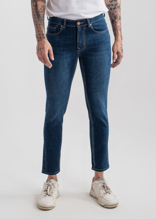 Bi-Stretch Slim Fit Jeans (Dark Blue) v3.0