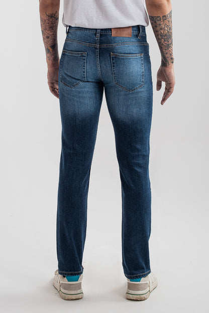 Slim-fit Jeans (Blue) (HIERRO)