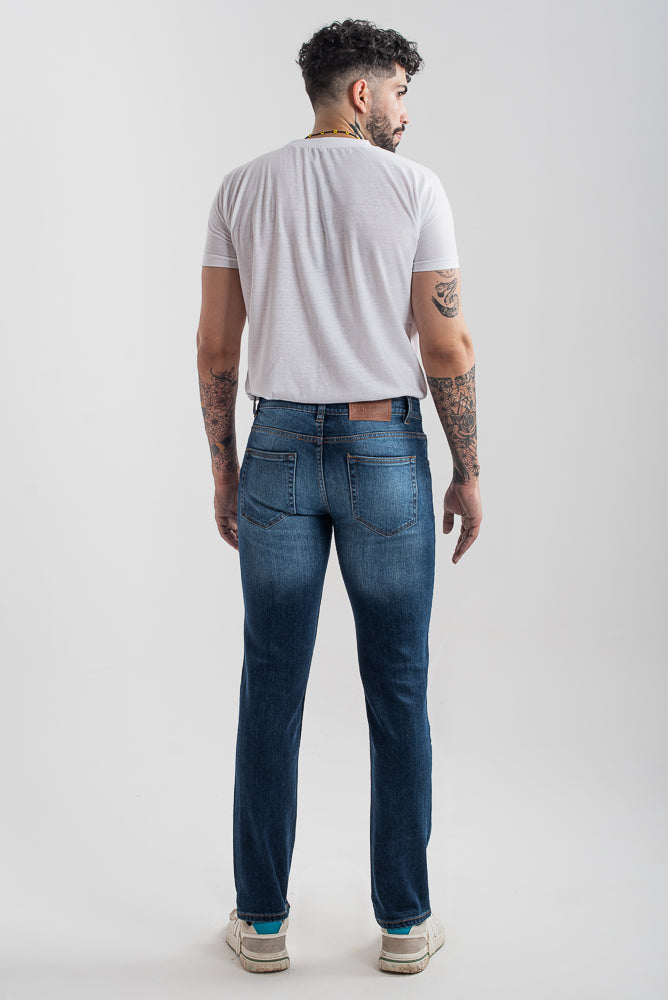 Slim-fit Jeans (Blue) (HIERRO)