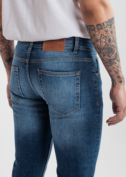 Slim-fit Jeans (Blue) (HIERRO)