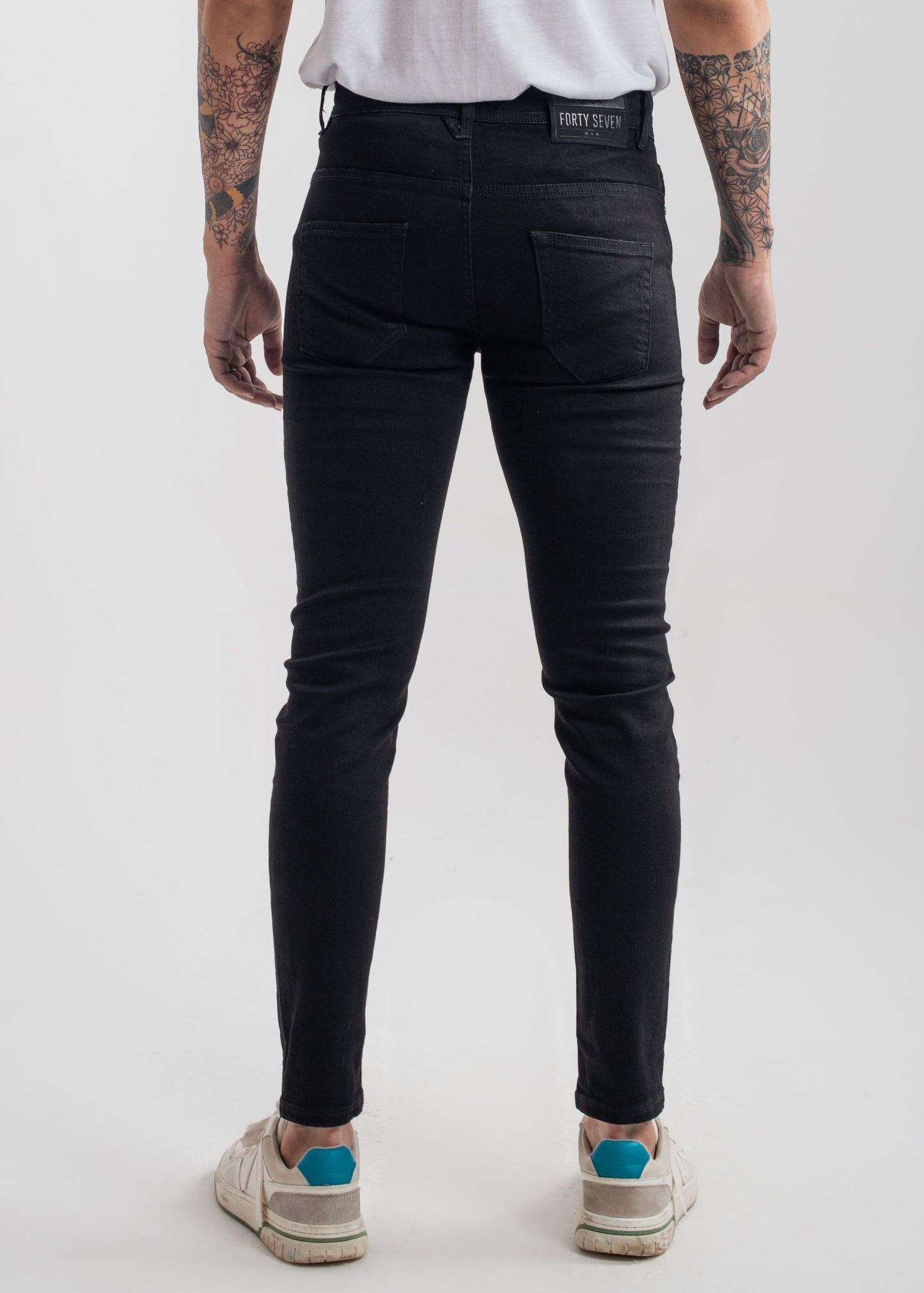 Stretchable Skinny Jeans (Jet Black) v3.0