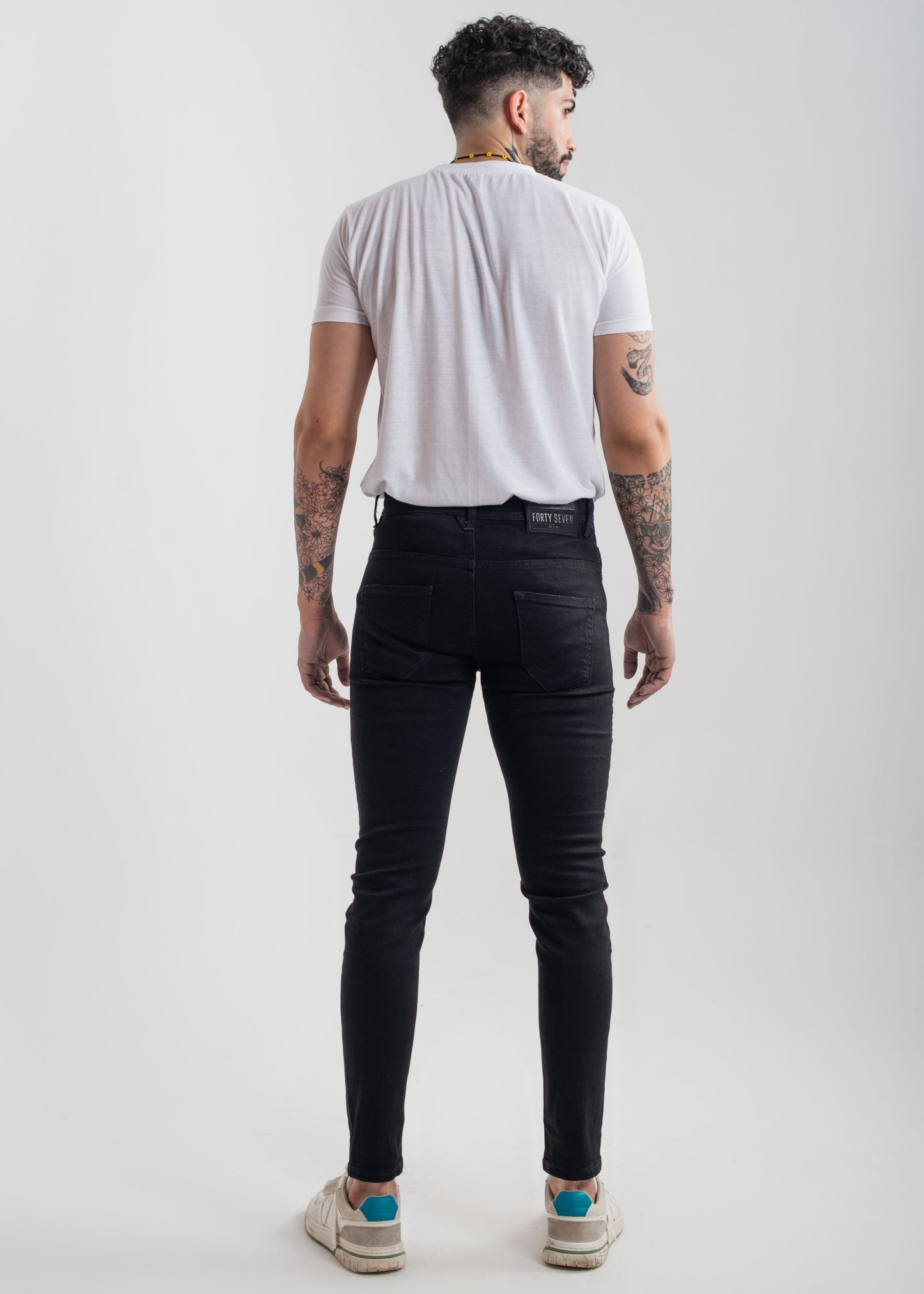 Stretchable Skinny Jeans (Jet Black) v3.0