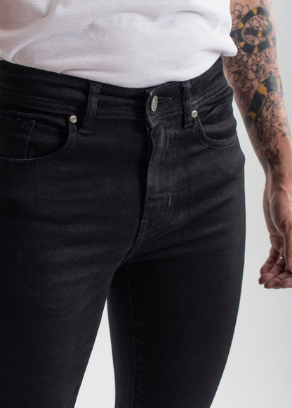 Stretchable Skinny Jeans (Jet Black) v3.0