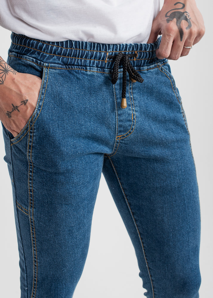 Dark Blue Jog Jeans