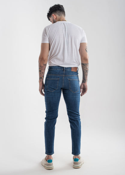 Stretchable Skinny Dark Blue Jeans v3.0