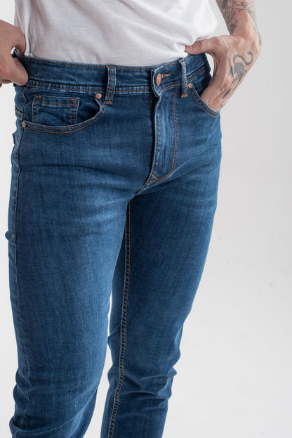 Stretchable Skinny Dark Blue Jeans v3.0