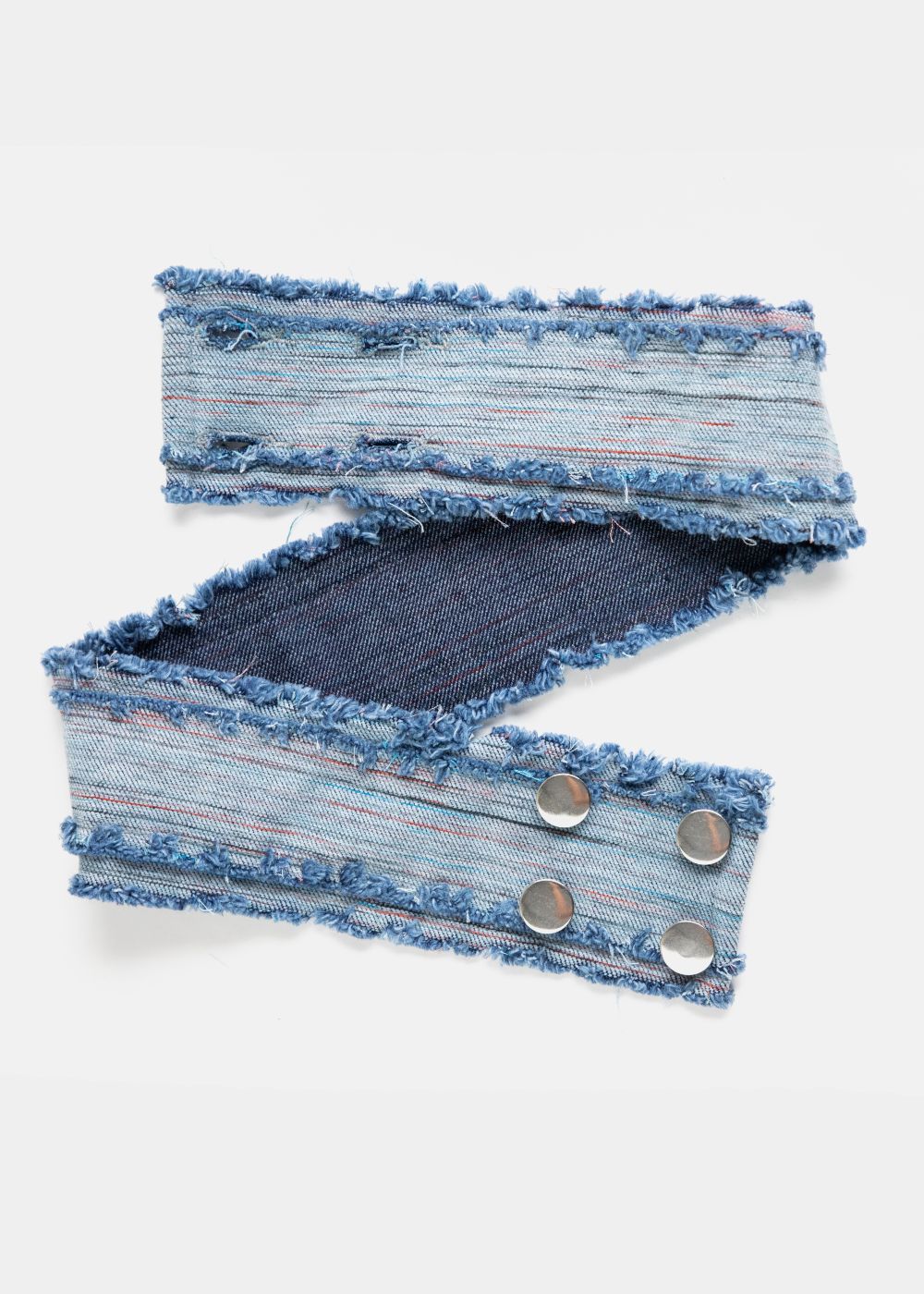 Women's Denim Drift Belt with Buttons