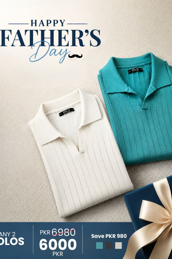 Drop Needle Polo Bundle of 2