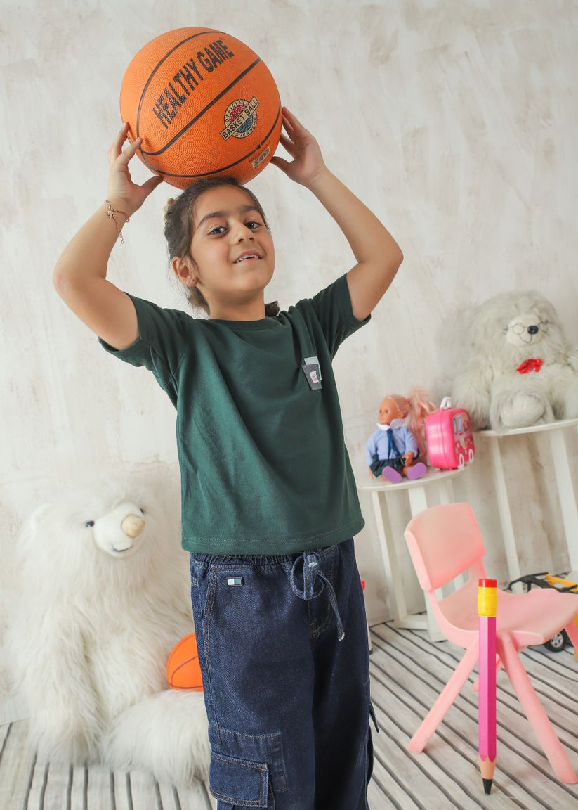 Green t shirt for girls