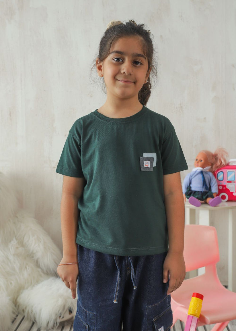 Green t shirt for girls