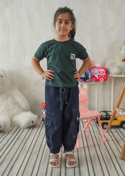 Green t shirt for girls