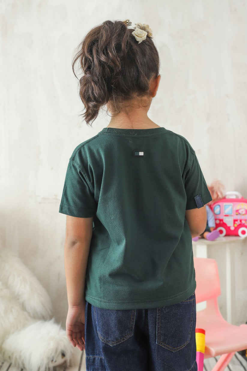 Green t shirt for girls