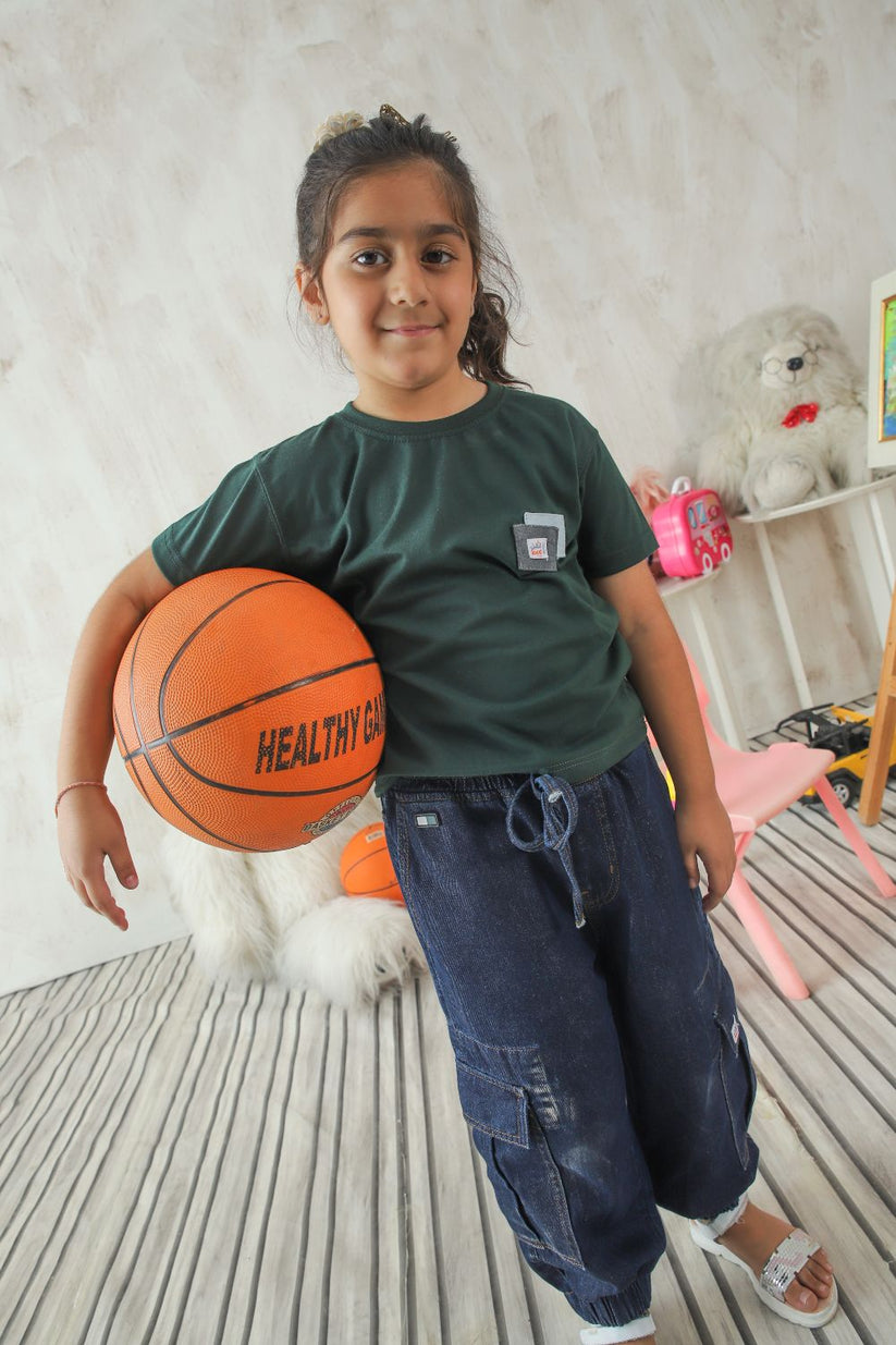 Green t shirt for girls
