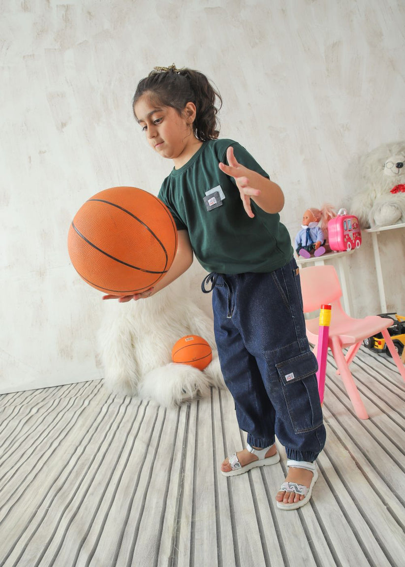 Green t shirt for girls