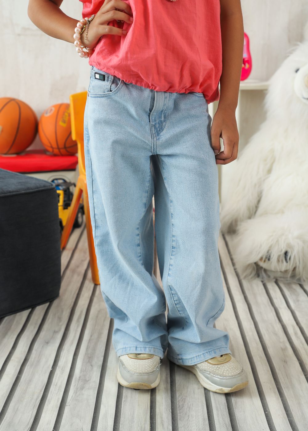 Frost Wide Leg Jeans for girls