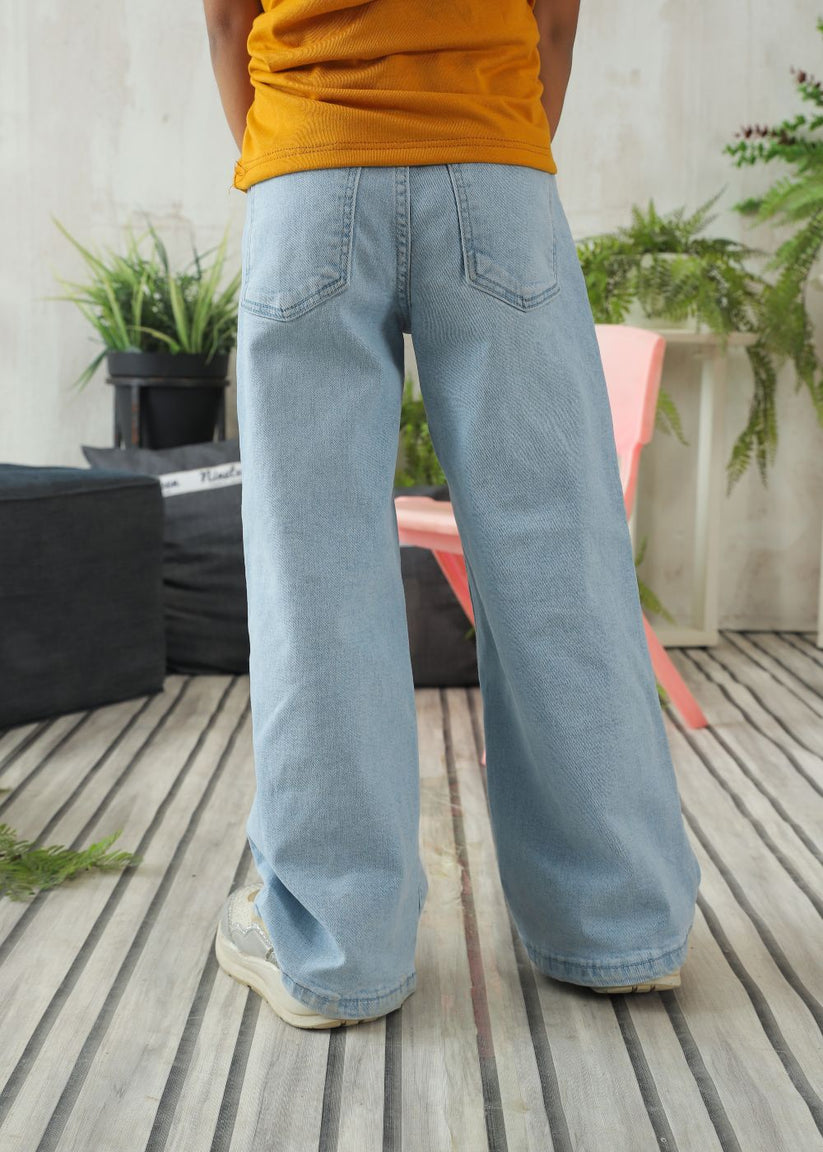 Frost Wide Leg Jeans for girls