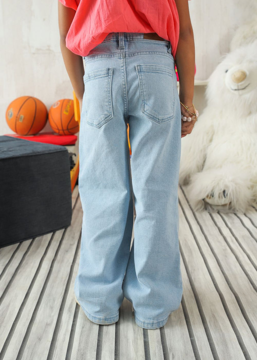 Frost Wide Leg Jeans for girls