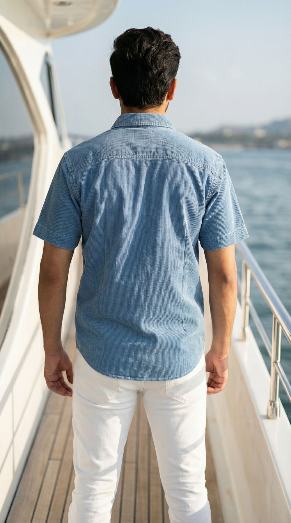 Ice Blue Baseball Shirt