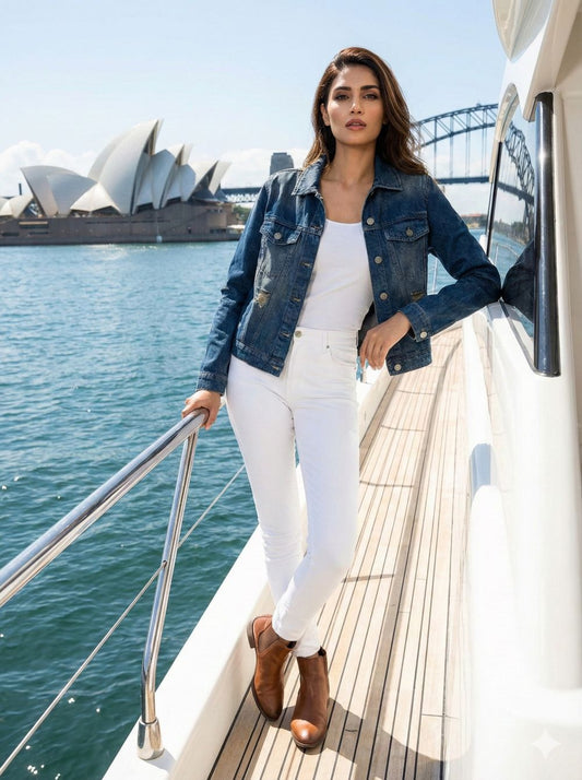 Rustic Distorted Jacket-Her