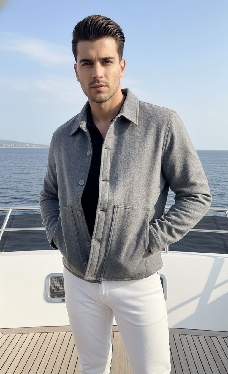 Classic Grey Shacket