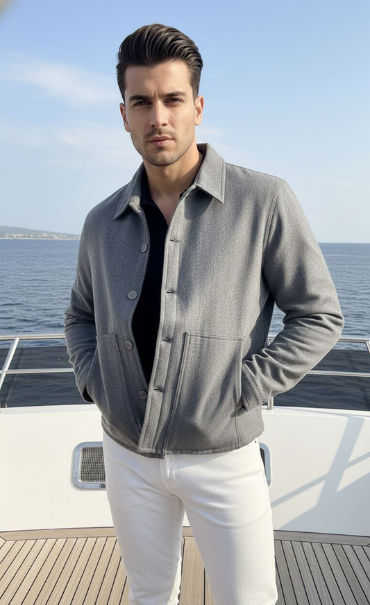 Classic Grey Shacket