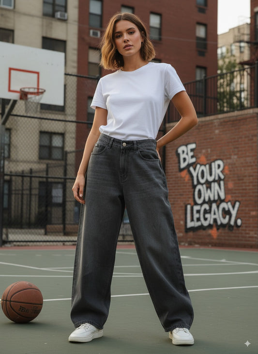 Rogue Grey Jeans-Women