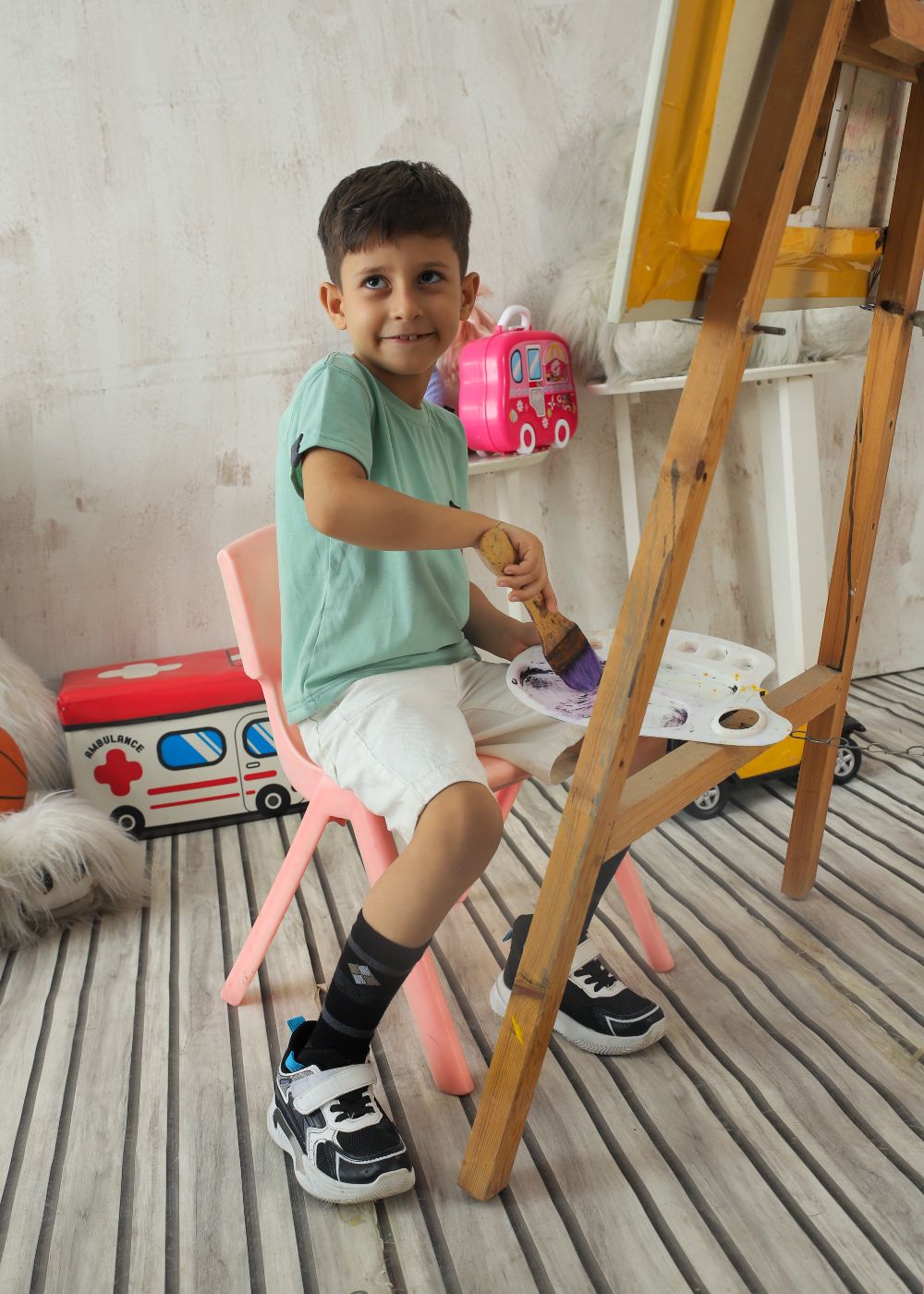 Mint Green Tshirt for Boys 