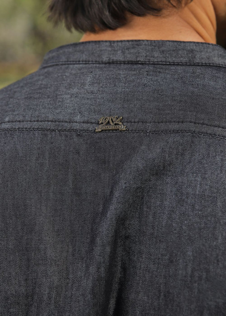 Fusion Charcoal Kurta-Him