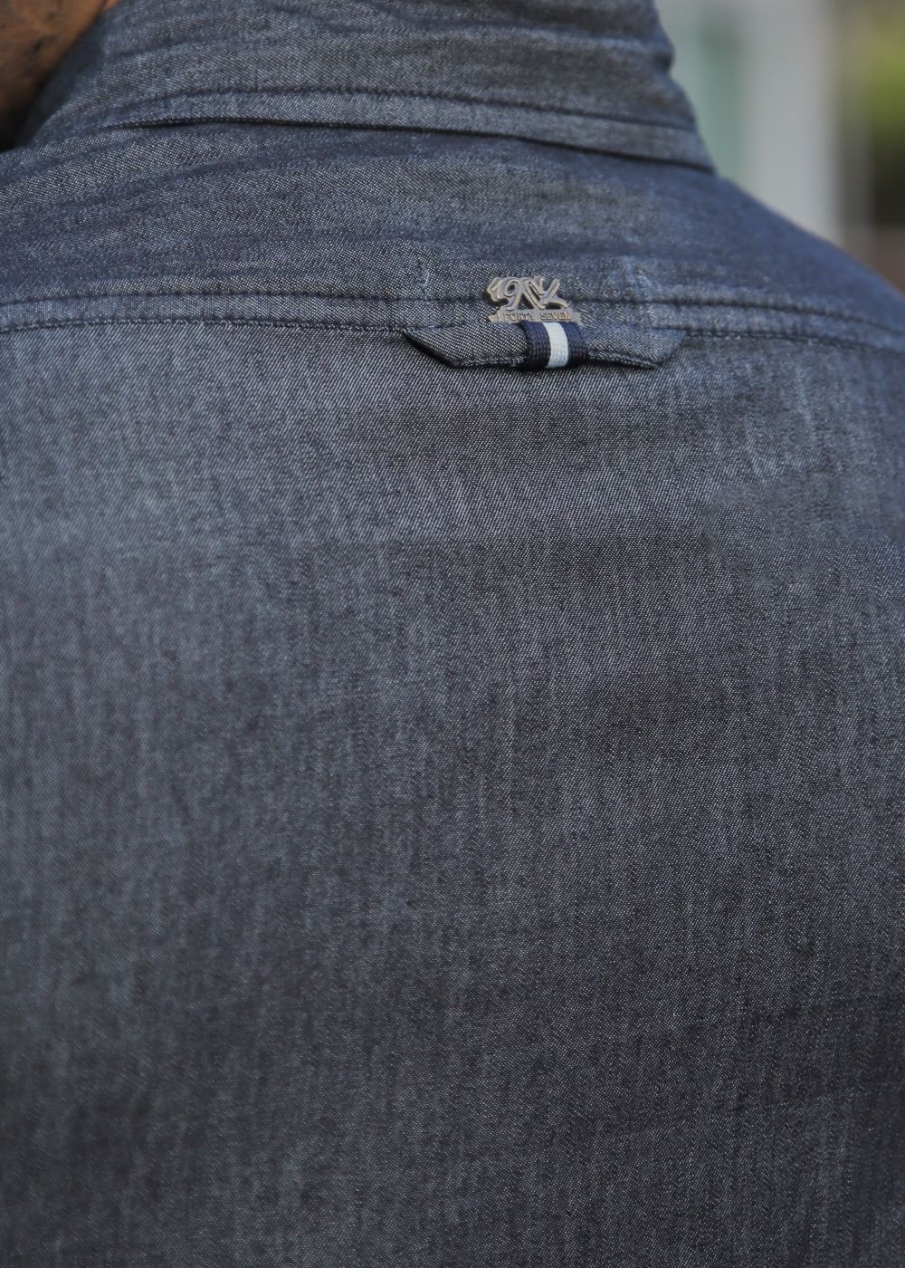 Inweave Charcoal Kurta-Him