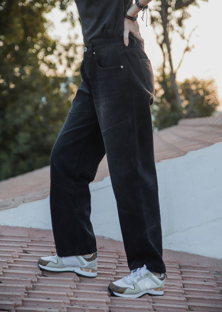 Black Vertex Jeans-Her