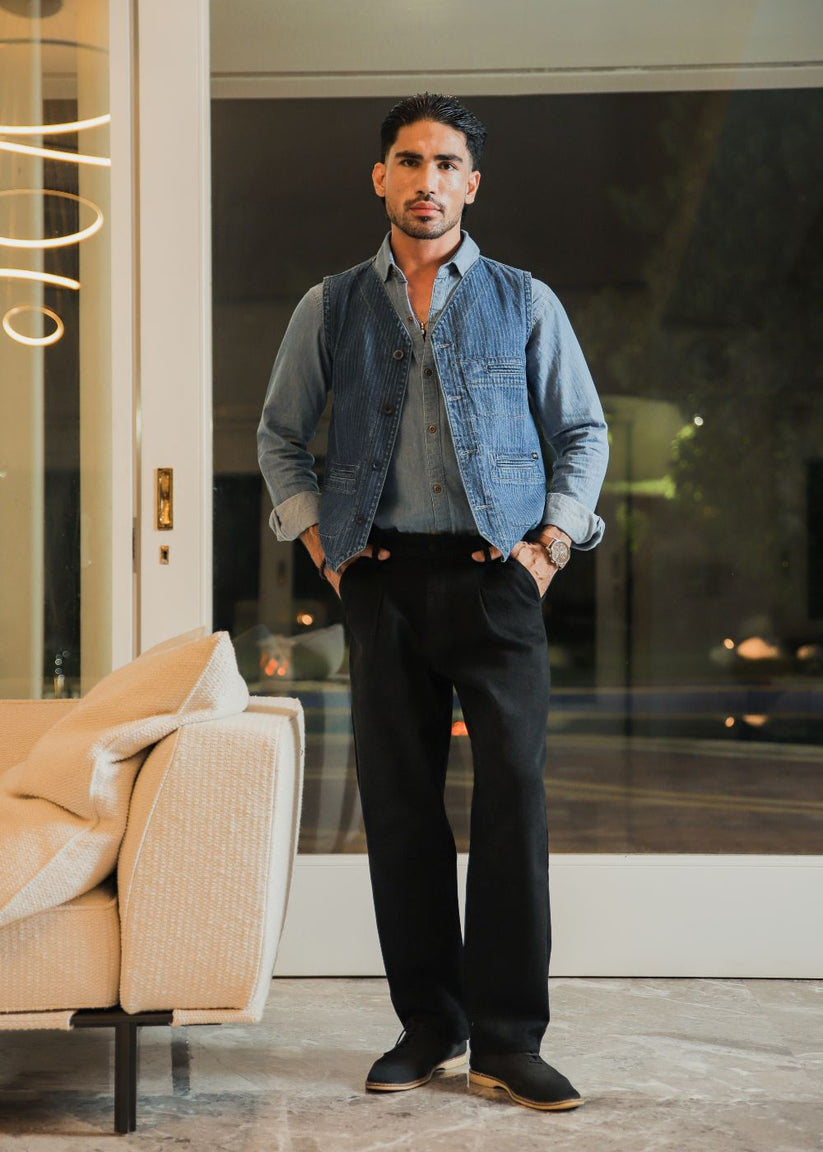 Bold & Blue Charm Look 