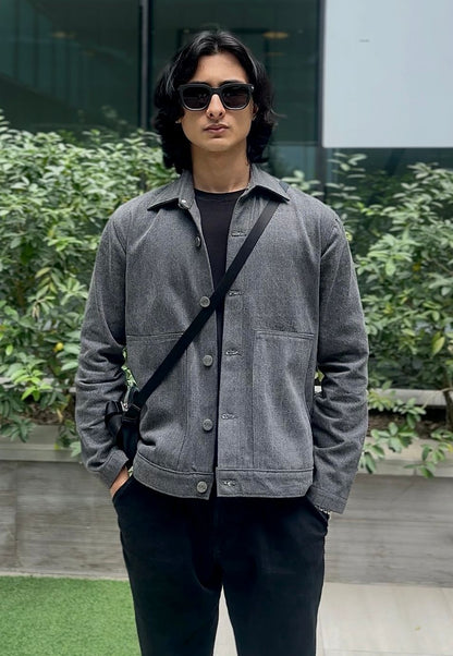 Classic Grey Shacket