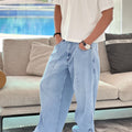 Super Baggy Light Blue Jeans