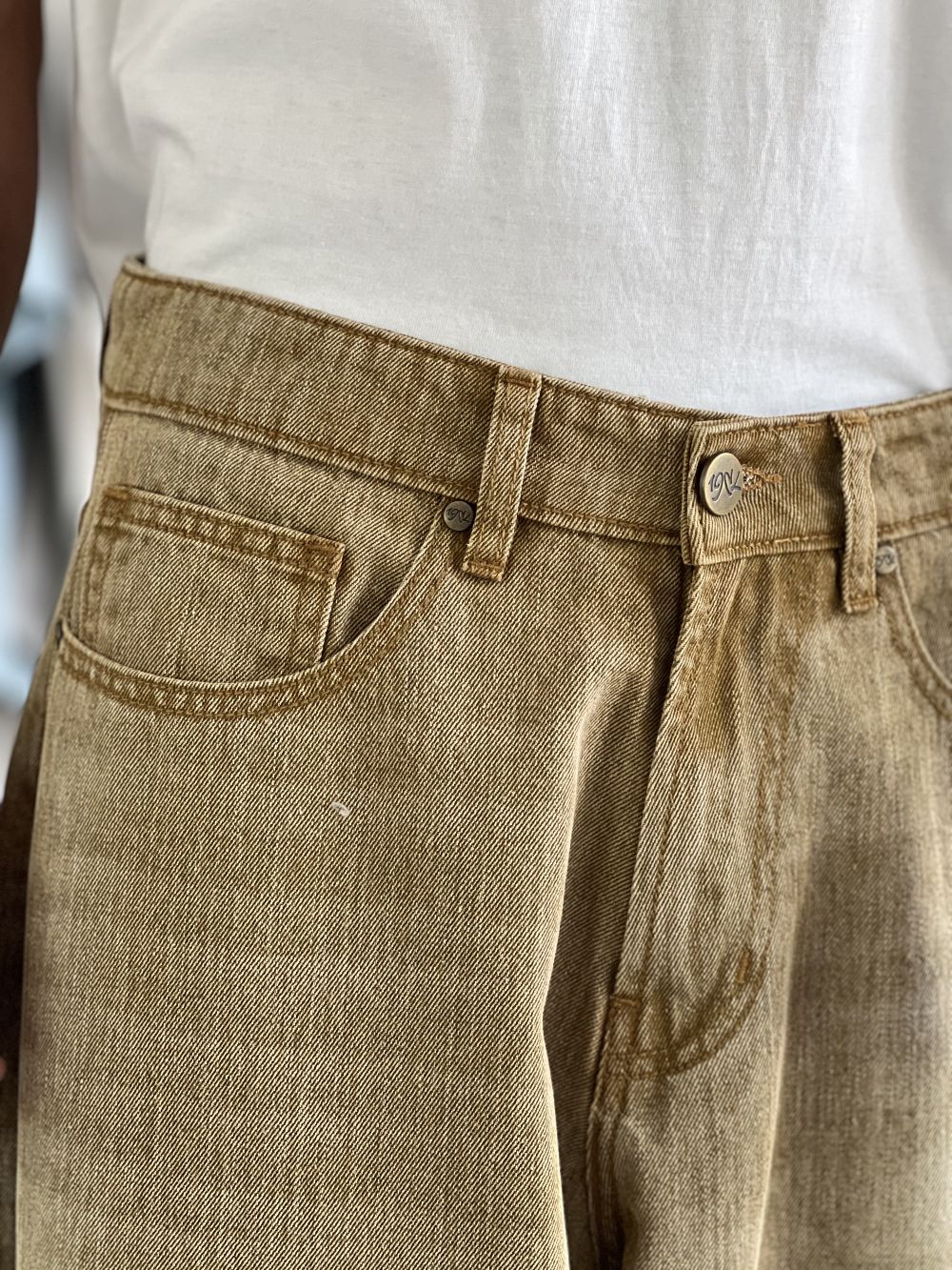 Sandstorm Khaki Barrel Jeans Men