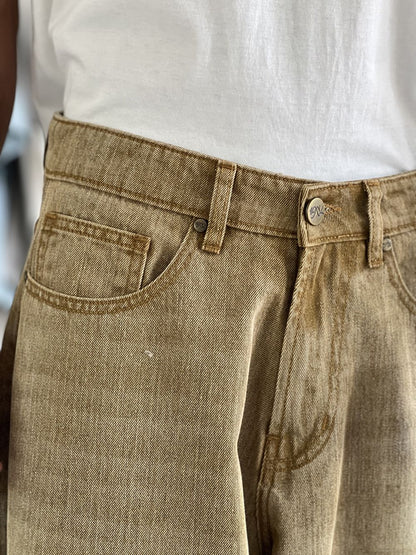 Sandstorm Khaki Barrel Jeans Men