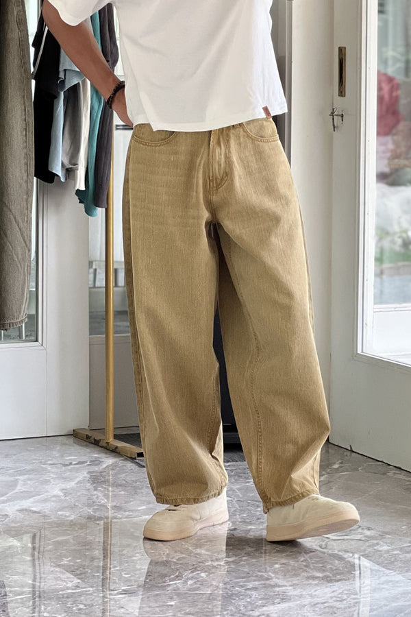 Sandstorm Khaki Barrel Jeans Men