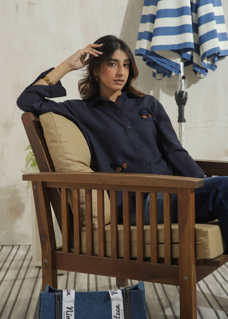 Summer Bloom Midnight Shirt