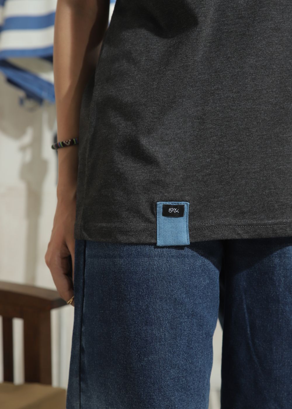 Graphic Charcoal Relaxed T-shirt