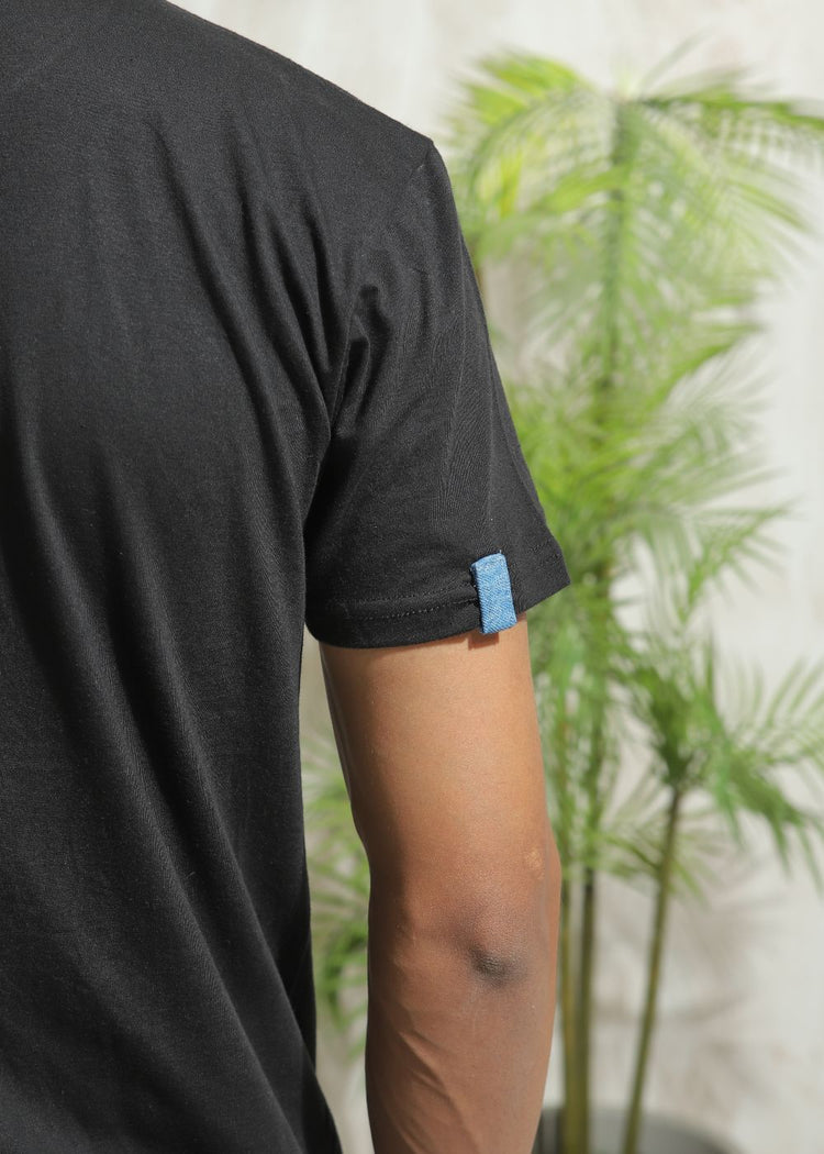 Graphic Black Relaxed T-shirt