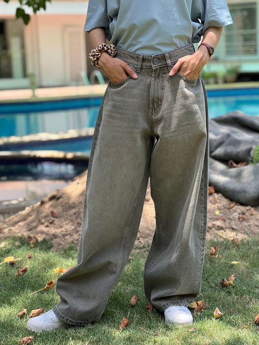 Karakoram Mist Barrel Jeans Women