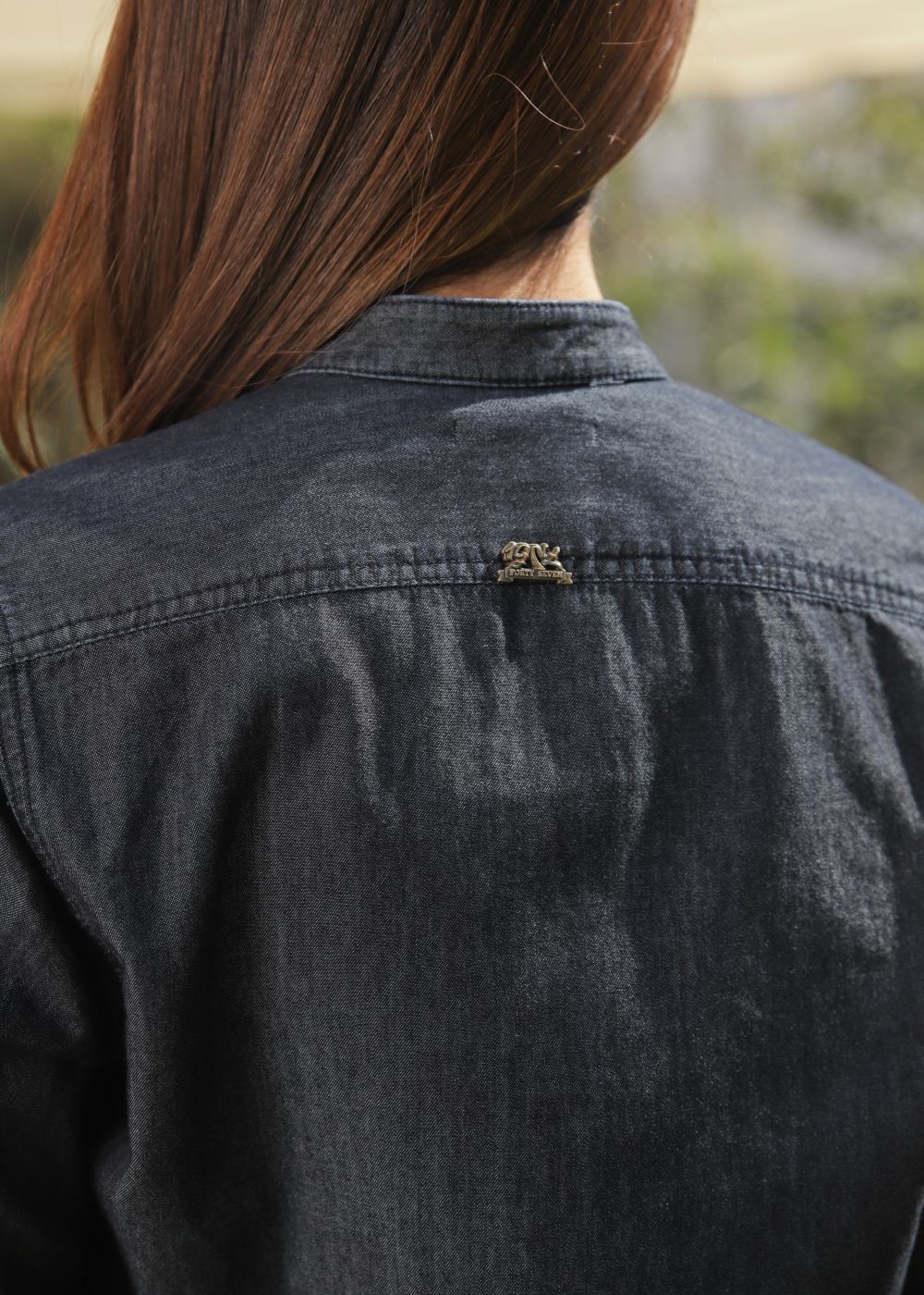 Balayage Charcoal Kurta-Her