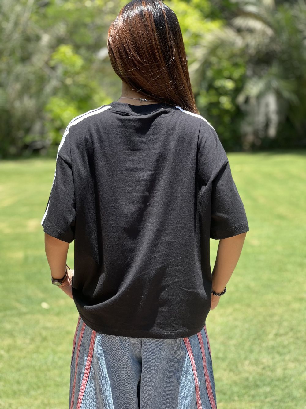 Black Boxy Fit T-shirt made from 100% Combed Cotton by 1947 Clothing
