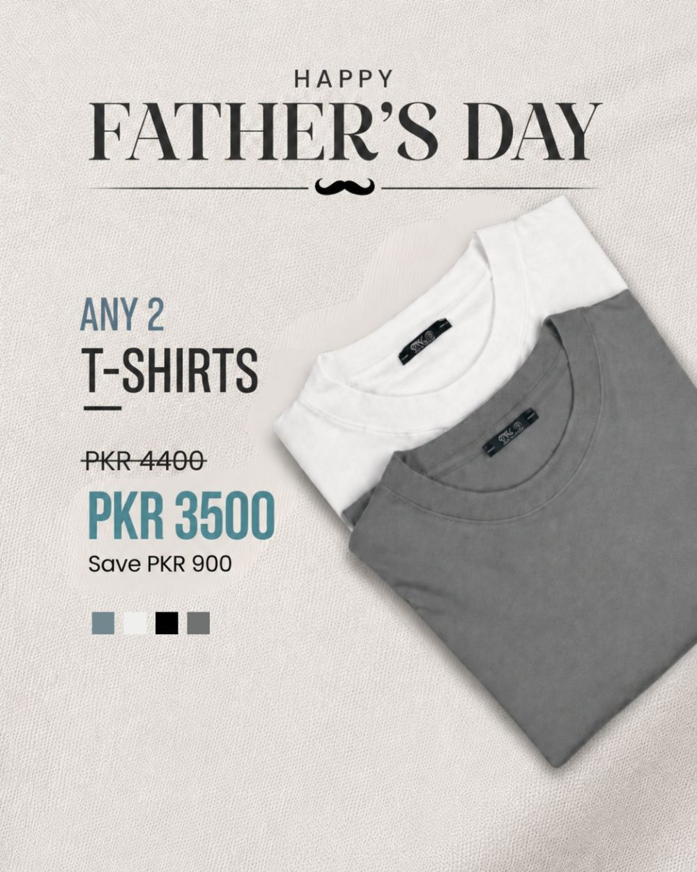 Father's Day Special Offer Just a Tee Bundle of 2