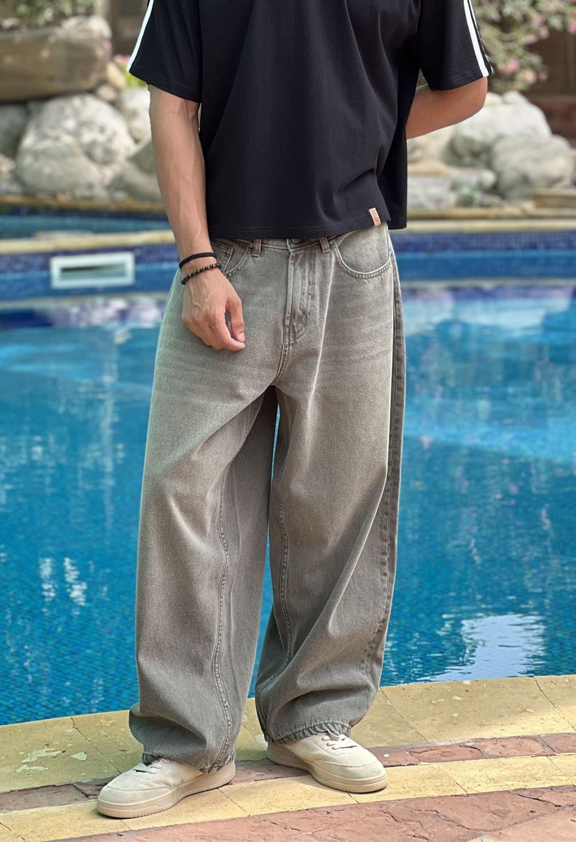 Karakoram Mist Barrel Fit Jeans for Men – 1947 Clothing