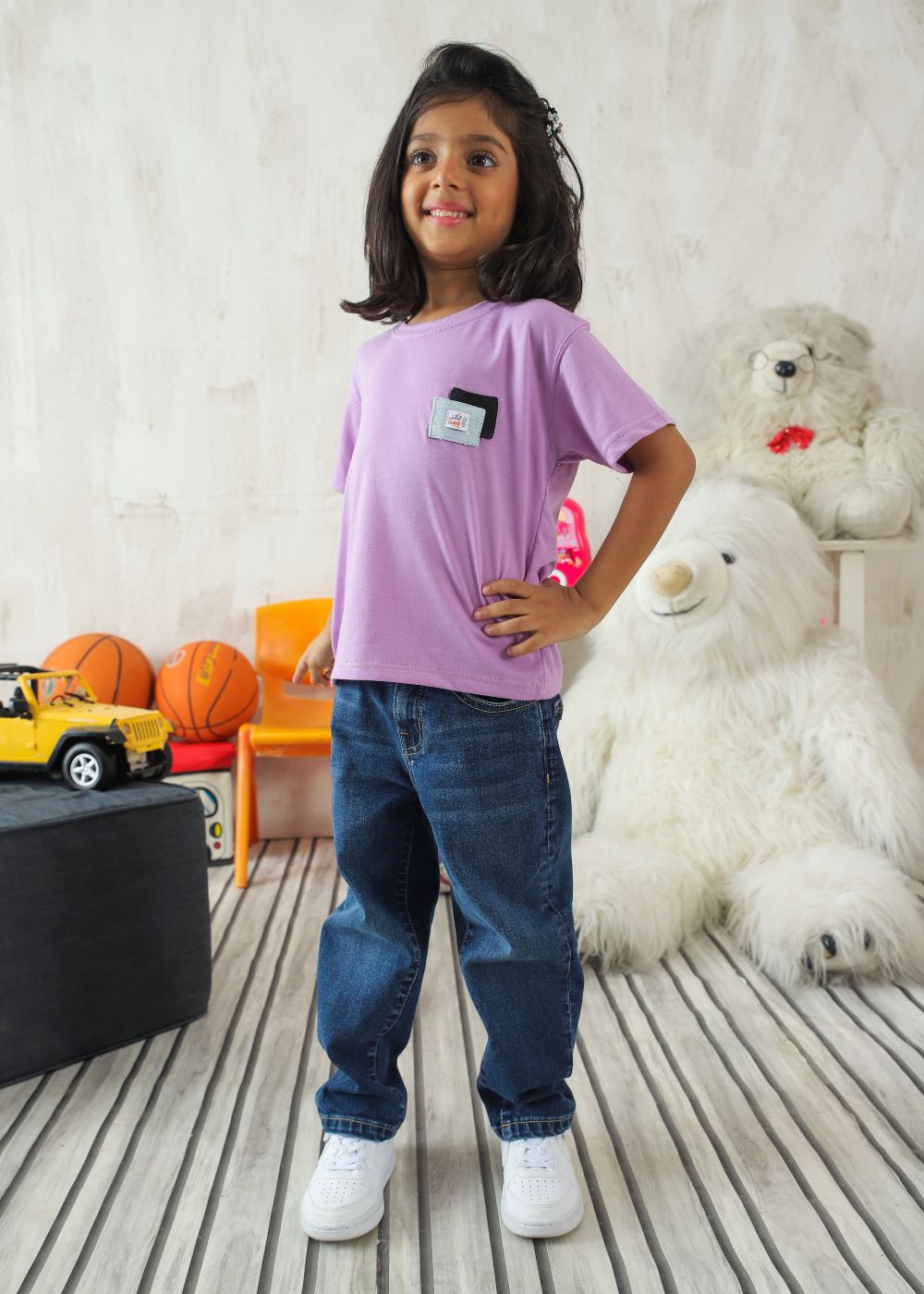 Girl's Tshirt in Lilac