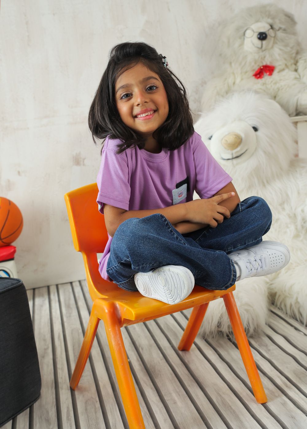 Girl's Tshirt in Lilac