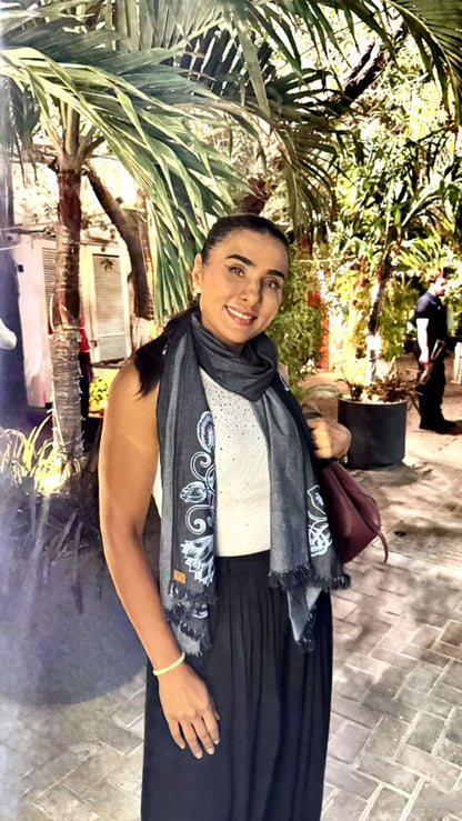 1947 Screen Printed Stole 
