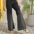Ombre Black Flare Jeans