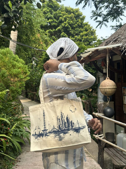 Pakistani Skyline Tote Bag 